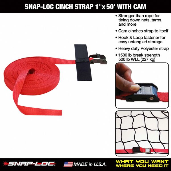 Snap Lock Cinch, 50 ft., 500 lb.