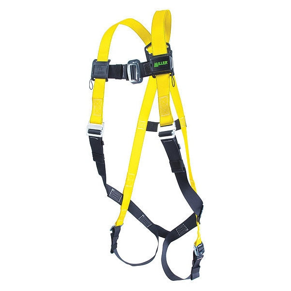 Arc-Flash Rated Full Body Harness, Vest Style, 2XL, Kevlar(R)/Nomex(R), Blue