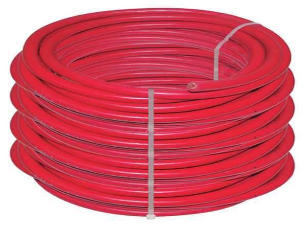 Welding Cable, 2 AWG, 100 ft., Red, Rubber