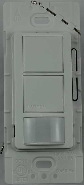 Dual Circuit Switch, Partial-On, White