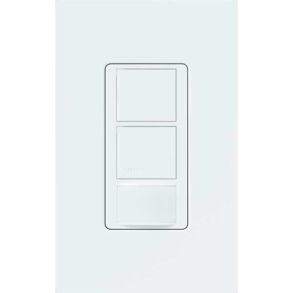 Dual Circuit Switch, Partial-On, White