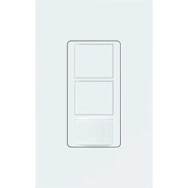 Dual Circuit Switch, Occupancy Sensor, Wht