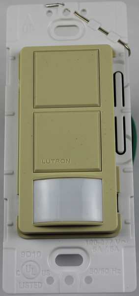 Dual Circuit Switch, Partial-On, Ivory