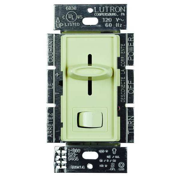 Lighting Dimmer, Rocker/Slide, Ivory