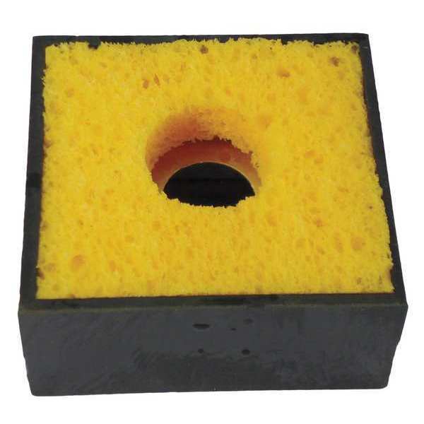 Soldering Iron Tip Cleaner, 4in L, Yellow