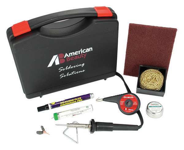 Soldering Kit, 25W, Iron Plated Copper Tip
