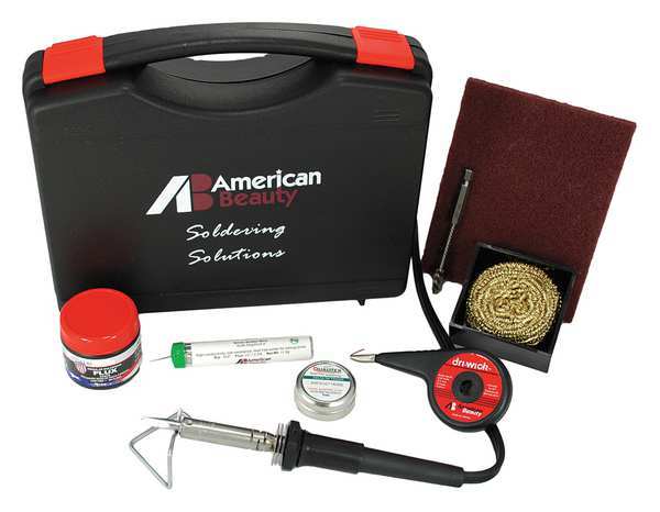 Soldering Kit, 50W, Iron Plated Copper Tip