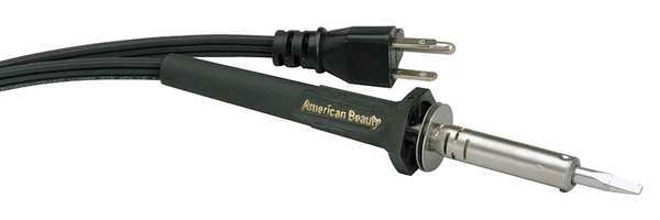 Soldering Iron, 7.75in L, Black/Silver