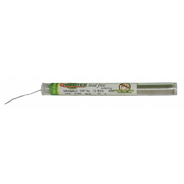 Lead-Free Solder, 6in L, Metallic Silver