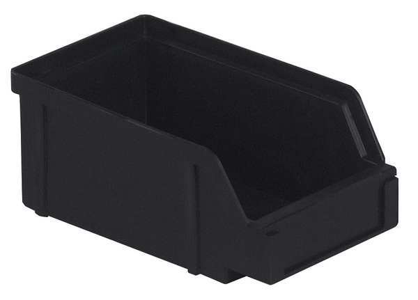 Conductive Bin, Black, Plastic, 7 in L x 4 in W x 2 7/8 in H, 15 lb Load Capacity