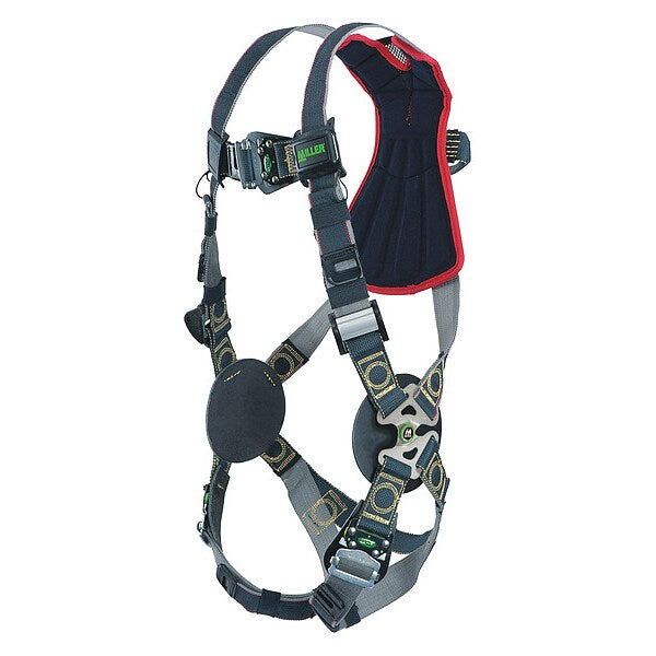 Arc-Flash Rated Full Body Harness, Vest Style, S/M, Kevlar(R)/Nomex(R), Black