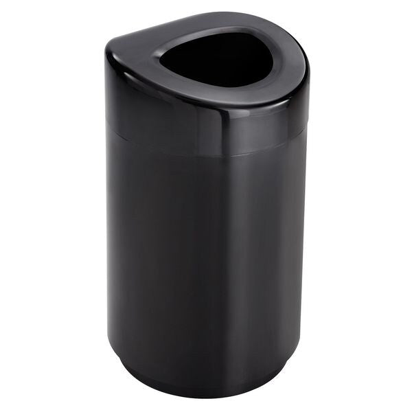 30 gal Round Trash Can, Black, 20