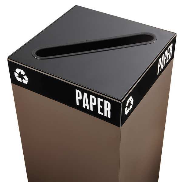 Flat Slot Lid, 15 in W/Dia, Black, metal, 1 Openings