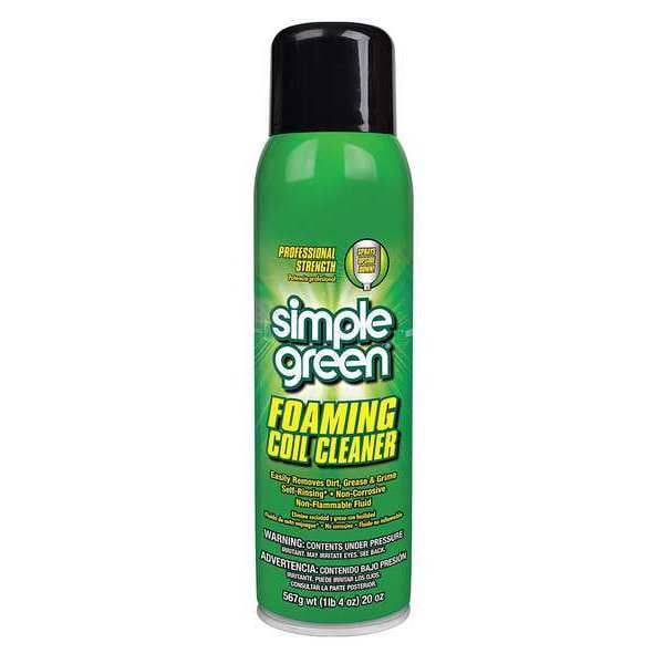 Coil Cleaner, Aerosol, 20 oz, White