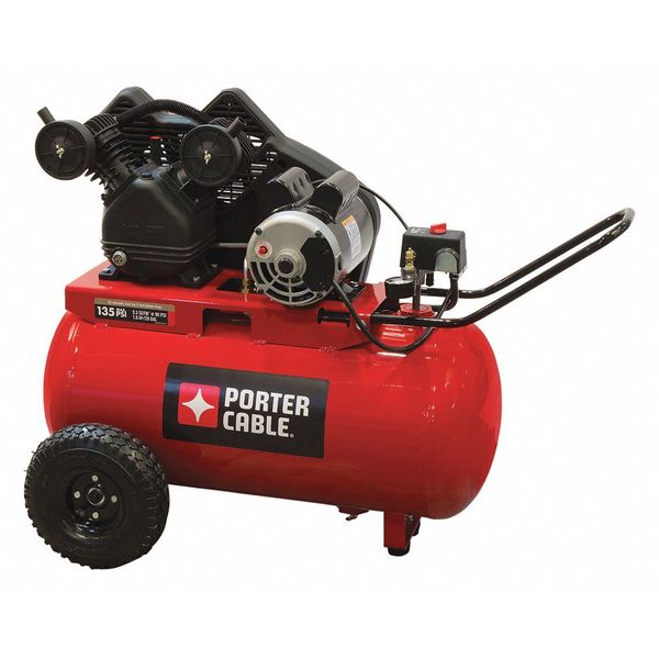 Electric Compressor, Prtable, 1.6HP, 20 gal