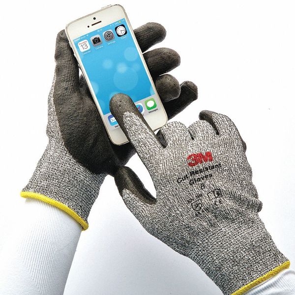 Cut Resistant Coated Gloves, 2 Cut Level, Polyurethane, XL, 72PK