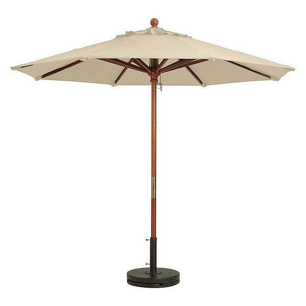 Wood Umbrella, 9 Ft, 1-1/2