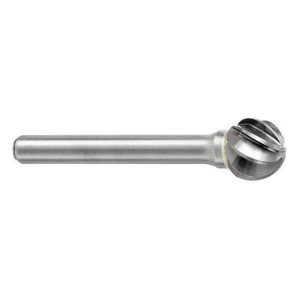 Carbide Bur, Ball, 1/4in., Single Cut