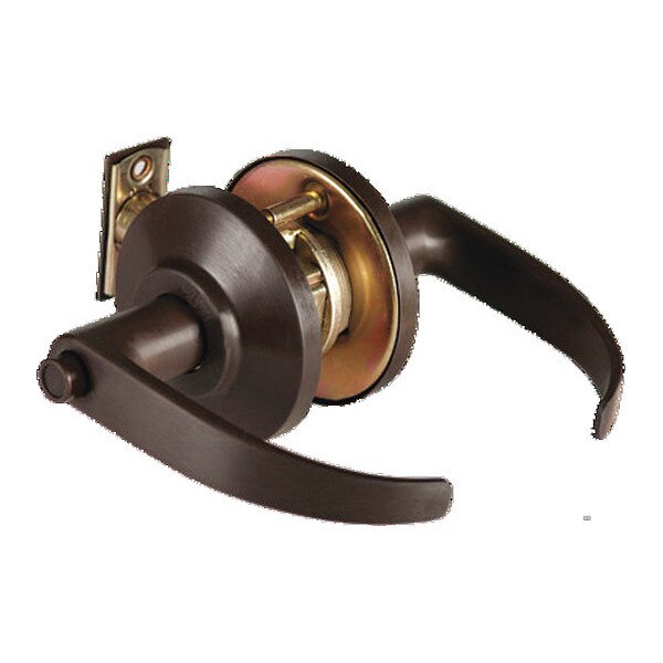 Cylindrical 7KC Lock, Privacy, Lever, Rose, Oil Rubbed Bronze