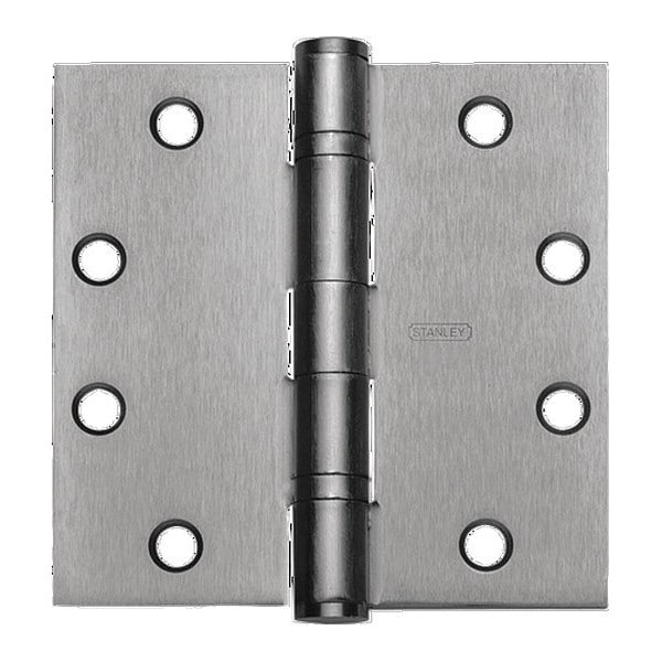 Full Mortise Std Wt FBB Hinge, 4.5 x 4.5, Black Painted
