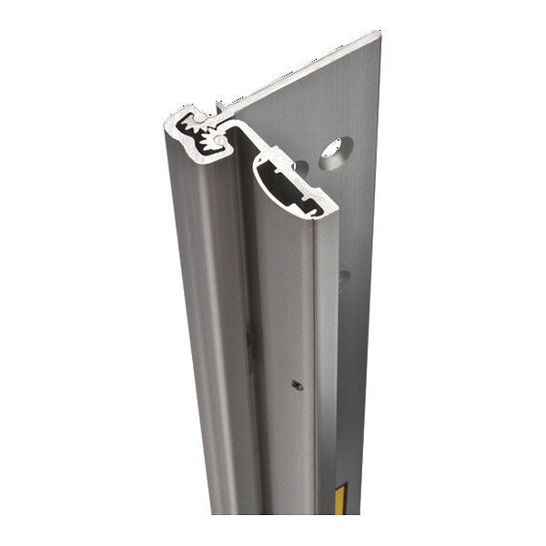 HS Continuous Hinge, Geared, 120 Inch, Aluminum