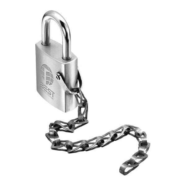 Padlock 21B, 2 Inch Tall Shackle, Non Key Retained, with Chain