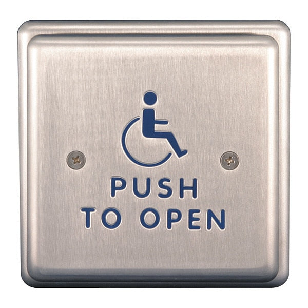 Push Plate for Low-Energy Door Operator,