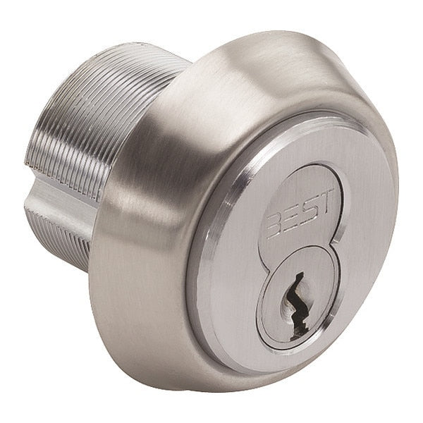 Std 1E Mortise Cylinder, C4 Cam, Satin Chrome