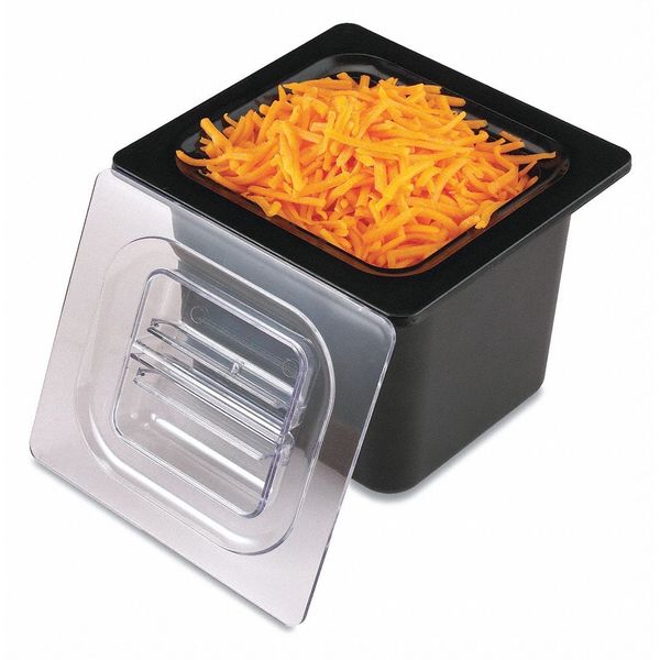 Food Pan, 1/6, Black