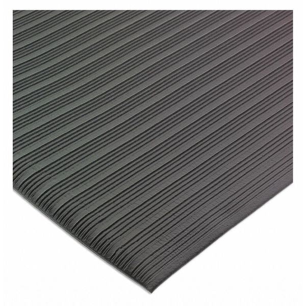 Anti-Fatigue Mat, Black, 60 ft. L x 36
