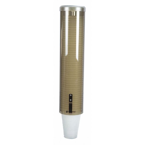 Cup Dispenser, Pull-Type, L, Bronze