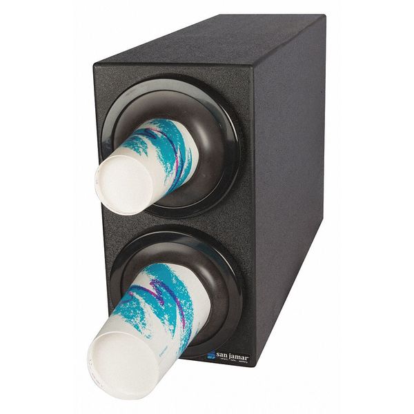 Bev Dispenser Cabinet, Blk Trim Rings