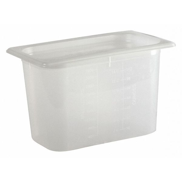 Food Pan, Lid, 1/4, 4 qt., PK12