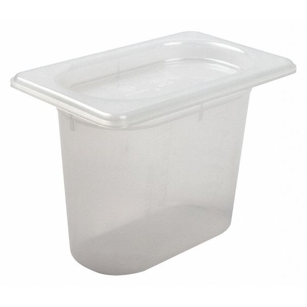 Food Pan, Lid, 1/9, 1 qt., PK12