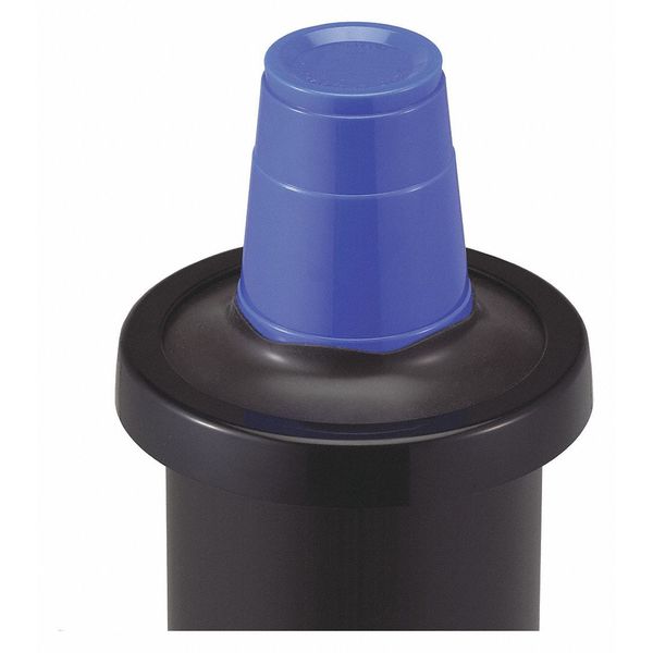 Cup Dispenser, In-Counter, 8-46 oz., Blk