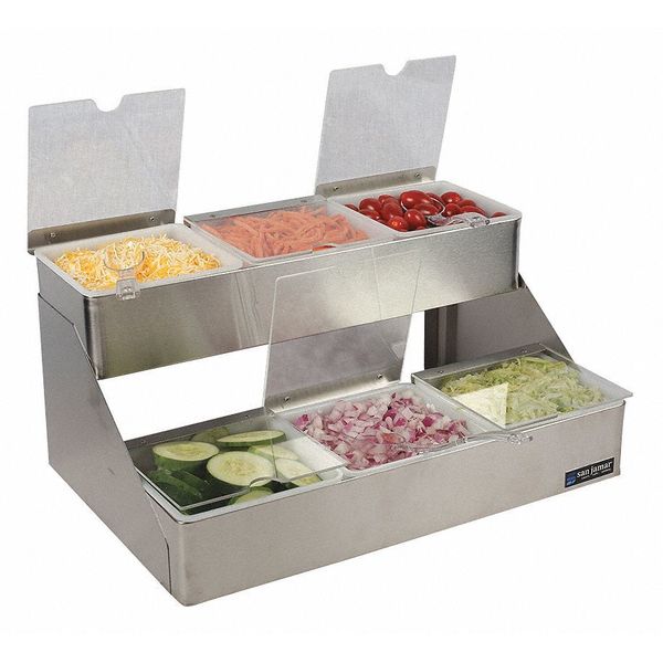 Condiment Bin, Two Tier, 6-1 qt.