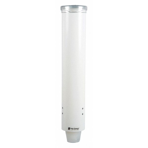 Cup Dispenser, Pull-Type, 3-5 oz., S, White