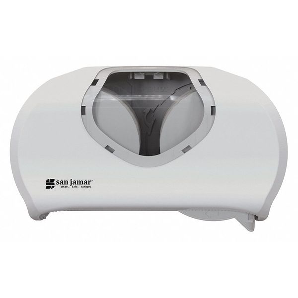Toilet Tissue Dispensr, Summit, White/Clr
