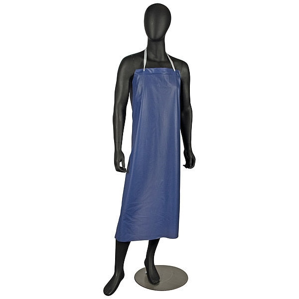 Dishwashing Apron, Vinyl, Blue, 8mm