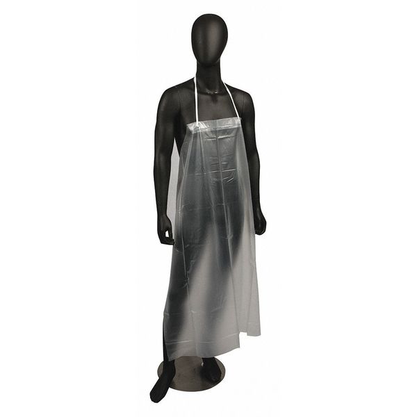 Dishwashing Apron, Vinyl, Clear, 12mm