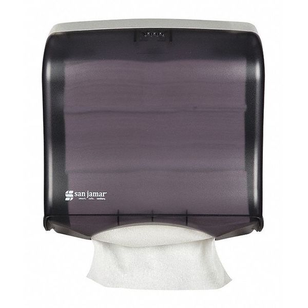 Towel Dispenser, Fusion Multifold/C-Fold, Black
