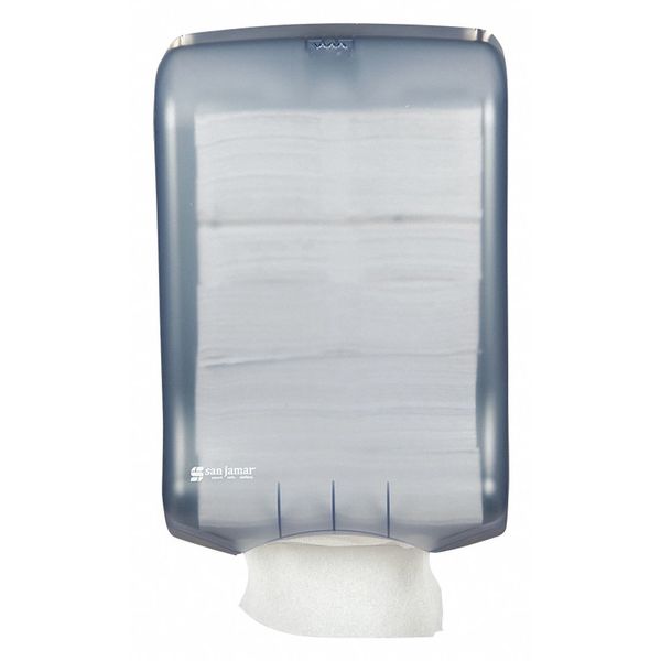 Towel Dspnsr, Multifld/C-Fold, Clssic, Blue, Paper Towel Type: C-Fold, Multifold