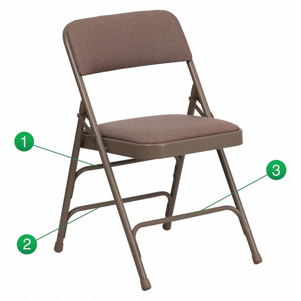 Fabric Folding Chair, Beige