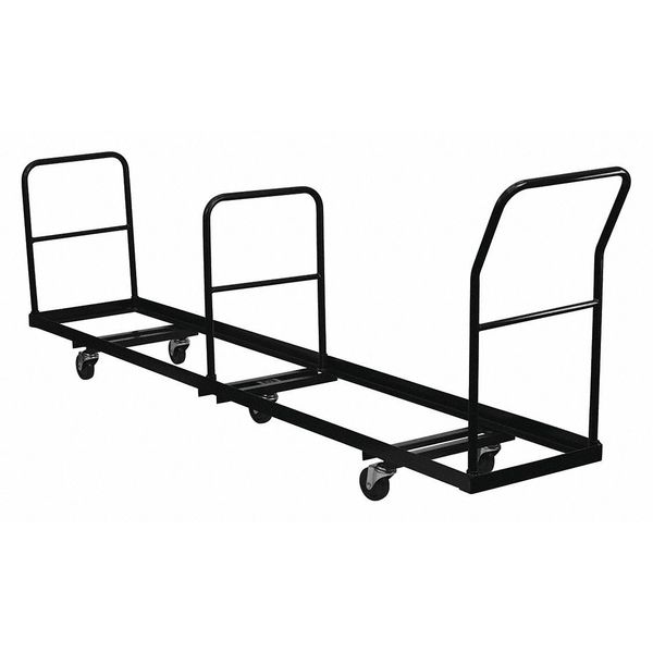 Folding Chair Dolly, 50 Chair Cap, Black