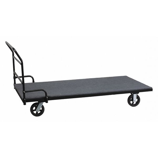 Folding Table Dolly w/Carpet, Rect Tables