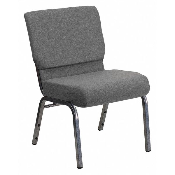 Fabric Church Chair, Gray