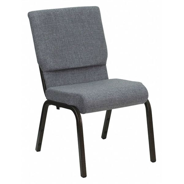 Fabric Church Chair, Gray