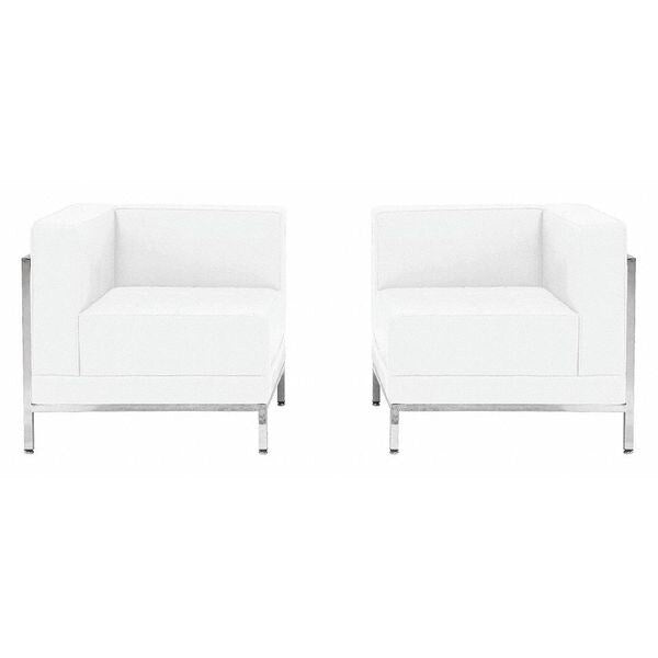 Two Piece Corner Chair Set, 28-1/2