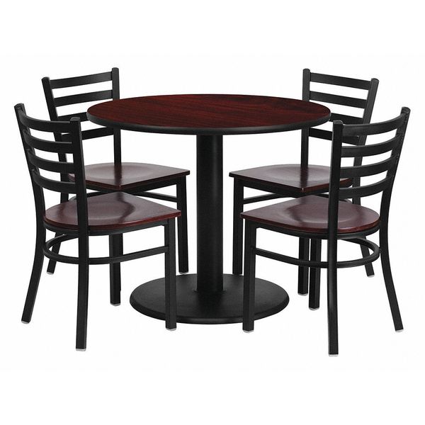 Round Laminate Table, 36