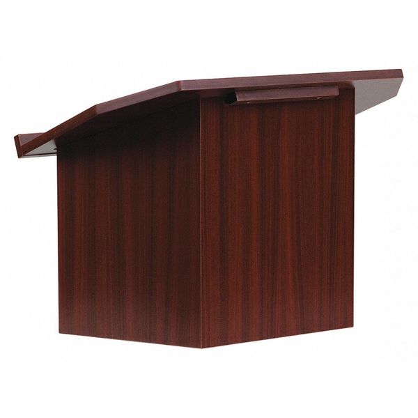 Foldable Tabletop Lectern, Mahogany, 27